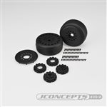 Speed Fangs Tires, Platinum Compound, Belted, Pre-Mounted, On Bl