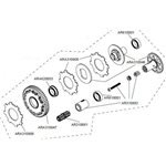 Aluminum Ot Slipper Clutch Pad, For Arrma 1/10 4X4 3S