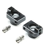 Hub Set Rear, Aluminum: Mini-T 2.0