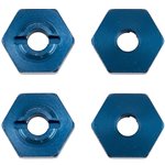Factory Team 1:14 Wheel Hexes, Blue Aluminum, For Reflex