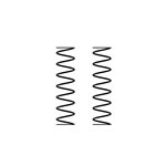 Shock Springs, 130mm 2.21N-mm (19.56lb/in) (2)