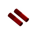 Aluminum Shock Body, 24x83mm (Red) (2)