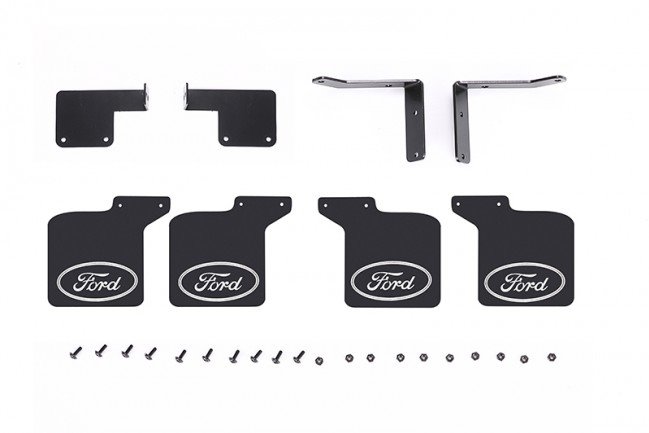 GPM Racing Scale Accessories: Mud Flap For Trx 4 Ford Bronco -28Pc Set