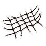Hot Racing Rc 1/10 Scale Cargo Net Kit, Black & Red