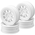 9 Shot 2.2" Front Buggy Wheel, White, For B6.1, Yz2, Xb2, Rb7, K