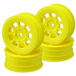 9 Shot 2.2" Front Buggy Wheel, Yellow, For B6.1 / Yz2 / Xb2 / Rb