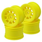 9 Shot 2.2" Rear Wheel, Yellow, Fits B6.4, B74.2, Yz2, Yz4, Xb2,
