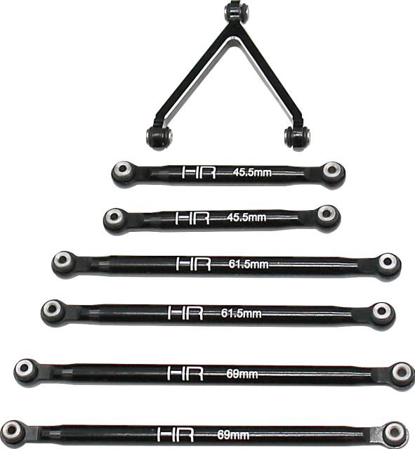 Hot Racing Aluminum Link Set For 5.25\" (133.5Mm) Wheelbase, For Axial Scx24
