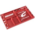 Cnc Aluminum Multi-Purpose Ultra Parts Tray; Red