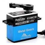 Powerhobby 633Mcw High Voltage Waterproof Coreless Steel Gear Se
