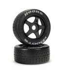 ARRMA dBoots Hoons 42/100mm Silver Belted Tires with 2.9" 5-Spoke Whee