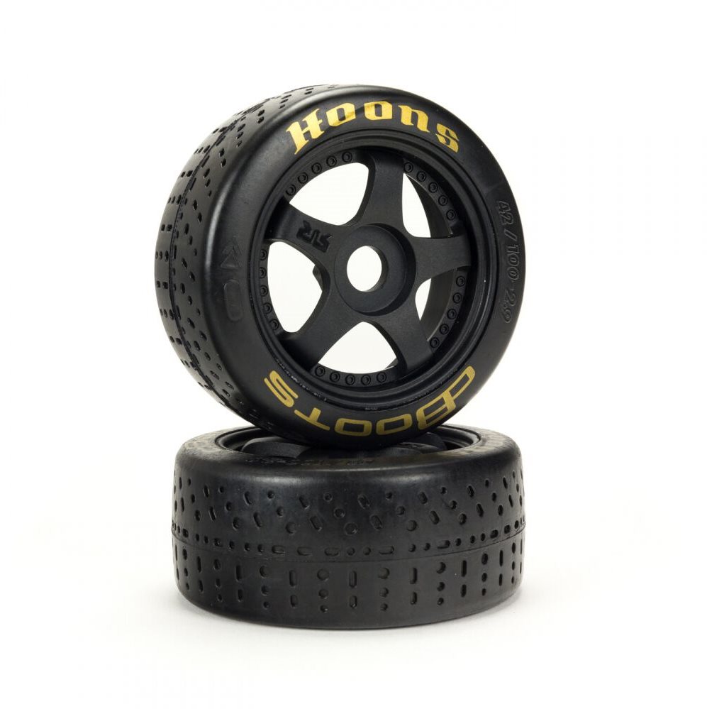 ARRMA dBoots Hoons 42/100mm Gold Belted Tires with 2.9\" 5-Spoke Wheels