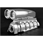 Shotgun Style Mock Intake & Blower For Most 1/12Th - 1/8Th Scale