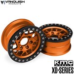 KMC 1.9 XD127 Bully Orange Anodized