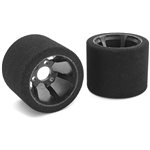 Attack Foam Tires - 1/12 Circuit - 35 Shore Double Pink - Rear -