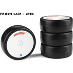 Attack Rxa V2 Rubber Tires - 1/10 Ep Touring - 28 Shore - Asphal