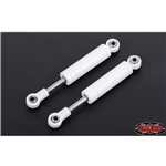 RC 4WD Super Scale 70mm White Shocks with  Internal Springs