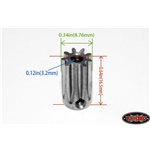 RC 4WD 9 Tooth .8 Mod Hardened Steel Long Pinion Gear