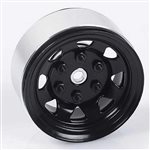 Stamped Steel Single 1.55" Black Beadlock Wheel