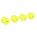FR/RR Wheel, Yellow (4): Mini-T 2.0