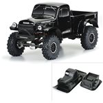 1946 Dodge Power Wagon Tough-Color (Black) Body For 12.3" (313Mm