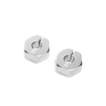 Clamping Rear Wheel Hexes, Aluminum: 22S