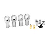 Machined Rod Ends Clear - Straight M4