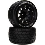 Bandito MT Belted 2.8" Mounted Front/Rear Tires, 14mm Black (2)