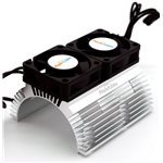 Powerhobby Heat Sink W Twin Turbo High Speed Cooling Fans 1/8 Mo