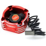Booster 30X30 High Speed Aluminum Rc Cooling Fan 30Mm 28K-Red