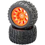 Powerhobby Raptor Xl Belted Tires / Viper Wheels (2) Traxxas X-M