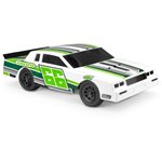 J Concepts 1987 Chevy Monte Carlo, Street Stock 1/10 Clear Body, Light Weig