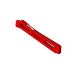ARRMA Front Center Aluminum Chassis Brace, 98mm Red