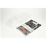 Clear Body Shell with Decals: OUTCAST 8S