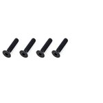 Flat Head Hex Machine Screw M4x18mm (4)