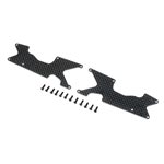Team Losi Racing Rear Arm Inserts Carbon  8XT