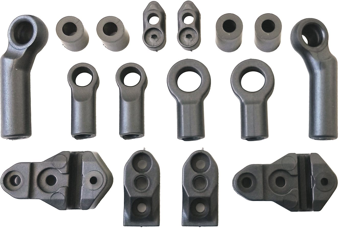 Associated AntiRoll Bar Mounts & Steering Rod Ends, For Dr10