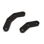 Steering Plates, Black: 1/10 Enduro Sendero