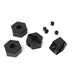 Wheel Hex, Black (4): 1/10 Enduro Sendero