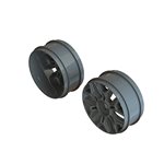 1/8 Buggy Wheel 17mm Hex Gun Metal (2)