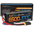6500Mah 11.1V 3S 100C Lipo Battery Pack W/ Xt60 + Traxxas Adap