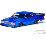 1978 Chevrolet Malibu Clear Body, For Slash 2Wd Drag Car & Ae Dr