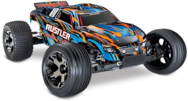 Traxxas RUSTLER VXL:  1/10 SCALE ORANGE