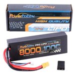 2S 7.4V 8000Mah 100C-200C Lipo Battery With Hardwired Xt60 Plug