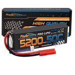 3S 11.1V 5200Mah 50C Lipo Battery With Hardwired Redcat 4.0Mm Pl