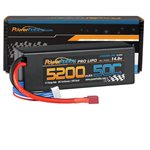 4S 14.8V 5200Mah 50C Lipo Battery Hard Case 4-Cell W/ Deans Plug