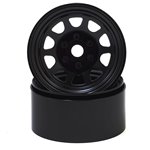 SSD RC Stock 1.9 Steel Beadlock Wheels (Black)