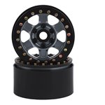 SSD RC 1.9 Challenger Beadlock Wheels (Grey) (2)