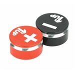 Lowpro Bullet Plug Grips, Black/Red