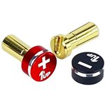 Lowpro Bullet Plugs & Grips, 5Mm, Black/Red